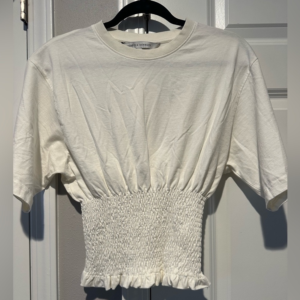 🤍🤍REBECCA MINKOFF SHIRT🤍🤍 Women’s large.
